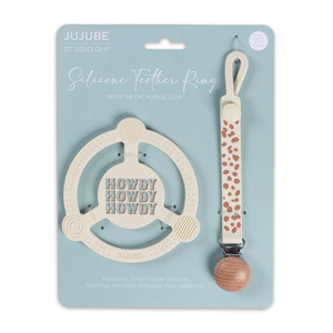 Howdy Clip & Teether Set