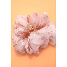 Load image into Gallery viewer, Large Floral Sheer Hair Clip
