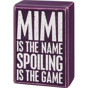Mimi Box Sign/ Sock Set