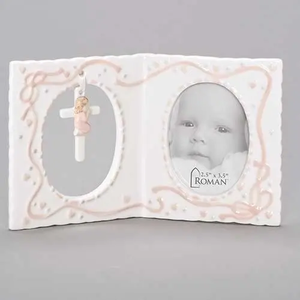 Girl Frame with Cross