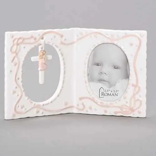 Girl Frame with Cross