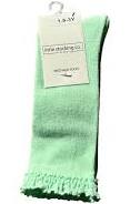 Mint Fancy Lace Knee High Socks