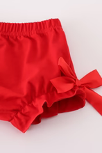 Load image into Gallery viewer, Bow Trio Smocked Bloomer Set
