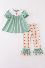 Load image into Gallery viewer, Pumpkins &amp; Lace Pants Set
