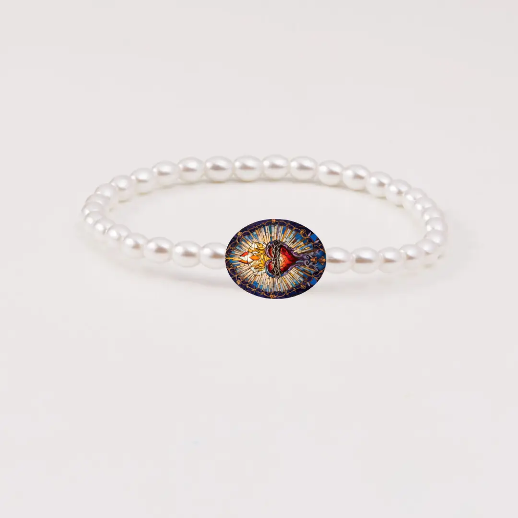 Holy Water Sacred Heart Bracelet