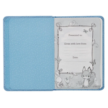 Load image into Gallery viewer, Infant Leather Bible - Blue
