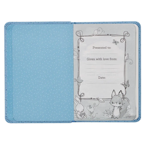 Infant Leather Bible - Blue