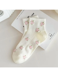 Womans Bows & Flowers Socks