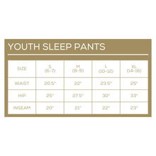 Load image into Gallery viewer, Nutcracker Youth Sleep Pants - Blue
