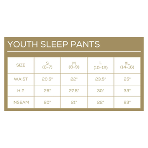 Nutcracker Youth Sleep Pants - Blue