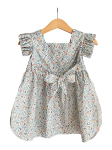 Prainha Orange Flowers Dress