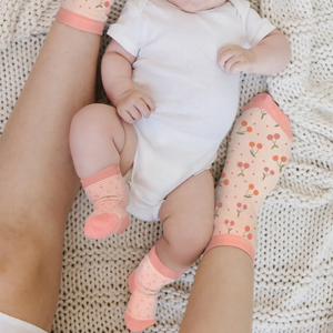 Cherry Cute Mama & Me Socks