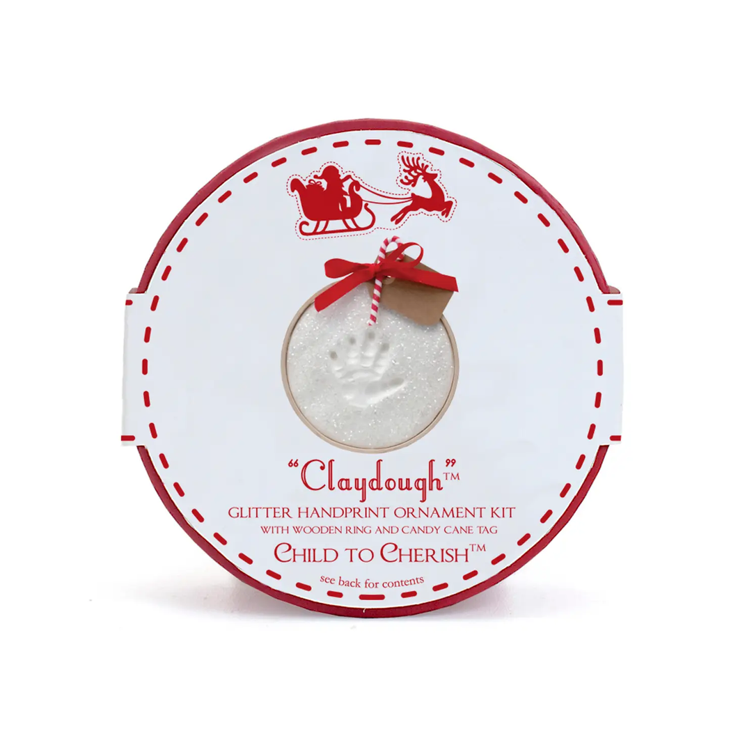 Claydough Snowprints ornament kit