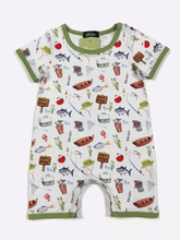 Load image into Gallery viewer, Fishing Frenzy Romper
