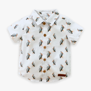 Pete the Pelican Button Up
