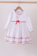 Load image into Gallery viewer, Tis The Season Ruffle Dress
