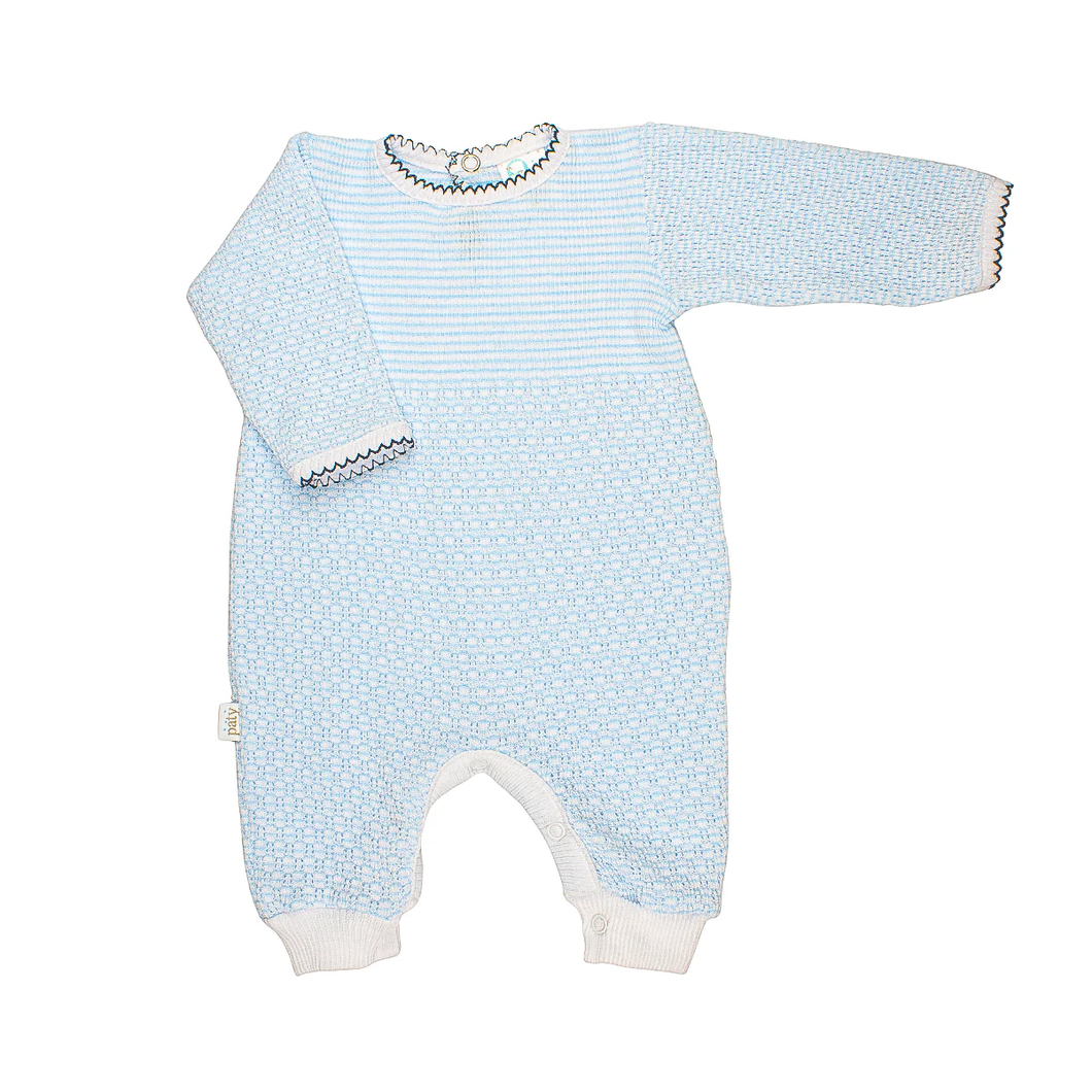 Paty Long Sleeve Knit Romper
