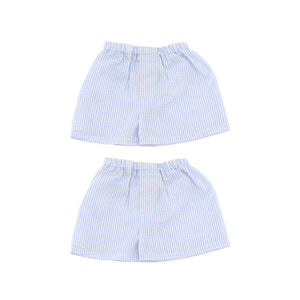 Baby Blue Seersucker Shorts