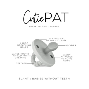 Cutie PAT Slant Paci- Pacifier Teether