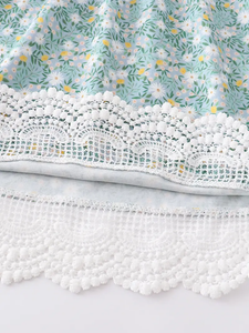 Daisy Scalloped Neck Dress