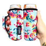 Load image into Gallery viewer, Spring Fling with handle 16 oz can holder
