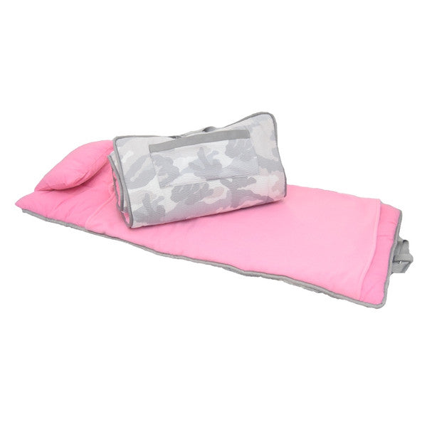 Snow Camo & Pink Nap Roll