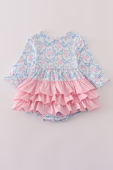 Bow & Ruffles Long Sleeve Bubble