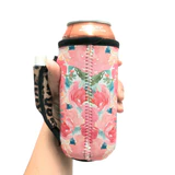 Summer Bloom with Leopard 16 oz Can Holder