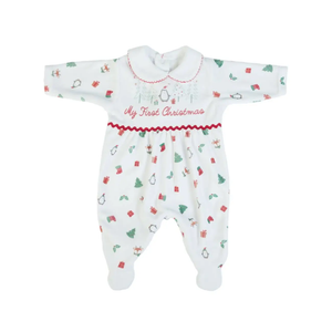 My First Christmas Romper