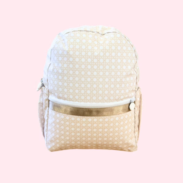 Champagne Bungalow Medium Back Pack w/ Pockets