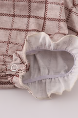 Sienna Plaid Ruffle Bubble