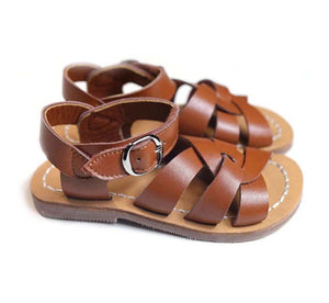 Brown Twist Sandal