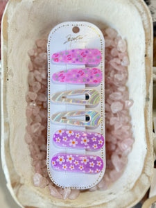 6 pcs Assorted Hair Clip Set
