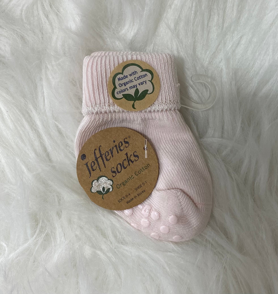 2290 Pink Infant/Toddler Socks with grip