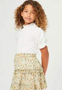 Charli Swiss Dot Top