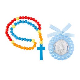 Baby Rosary/ Crib medal