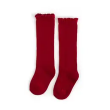 Load image into Gallery viewer, Lace Top Knee Highs, Little Stocking

