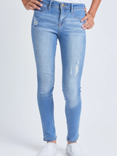 Load image into Gallery viewer, M2633 Washed Girls Skinny Denim
