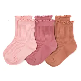 Sedona Ruffle Trim Mid Socks 3 pk