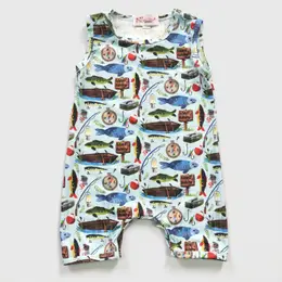Fisher Gone Fishing Romper