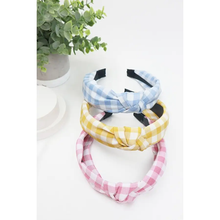 Load image into Gallery viewer, Gingham Head Band

