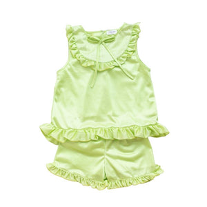 Dottie: Lime 2pc PJ