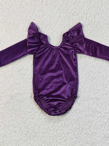 Infant Velvet Long Sleeve Body Suits