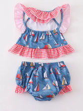 Load image into Gallery viewer, Sailboat 2pc Swim
