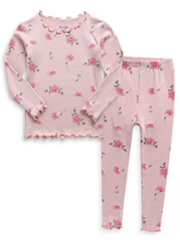 Load image into Gallery viewer, Emeri Rose Scalloped Butter Soft PJs

