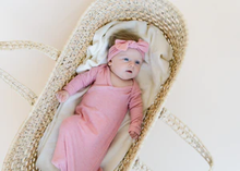 Load image into Gallery viewer, Darling Pink Knotted Gown
