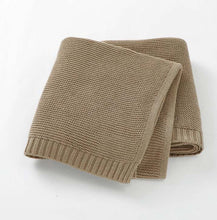 Nap Time Cotton Knit Blanket