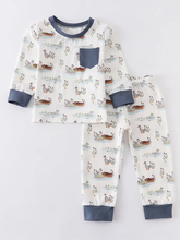 Load image into Gallery viewer, Duck Print Pocket Pj&#39;s
