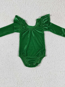 Infant Velvet Long Sleeve Body Suits
